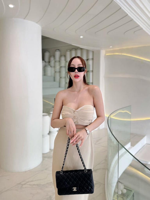 SIRINNN Off- Hollow Out  Tube Dresses